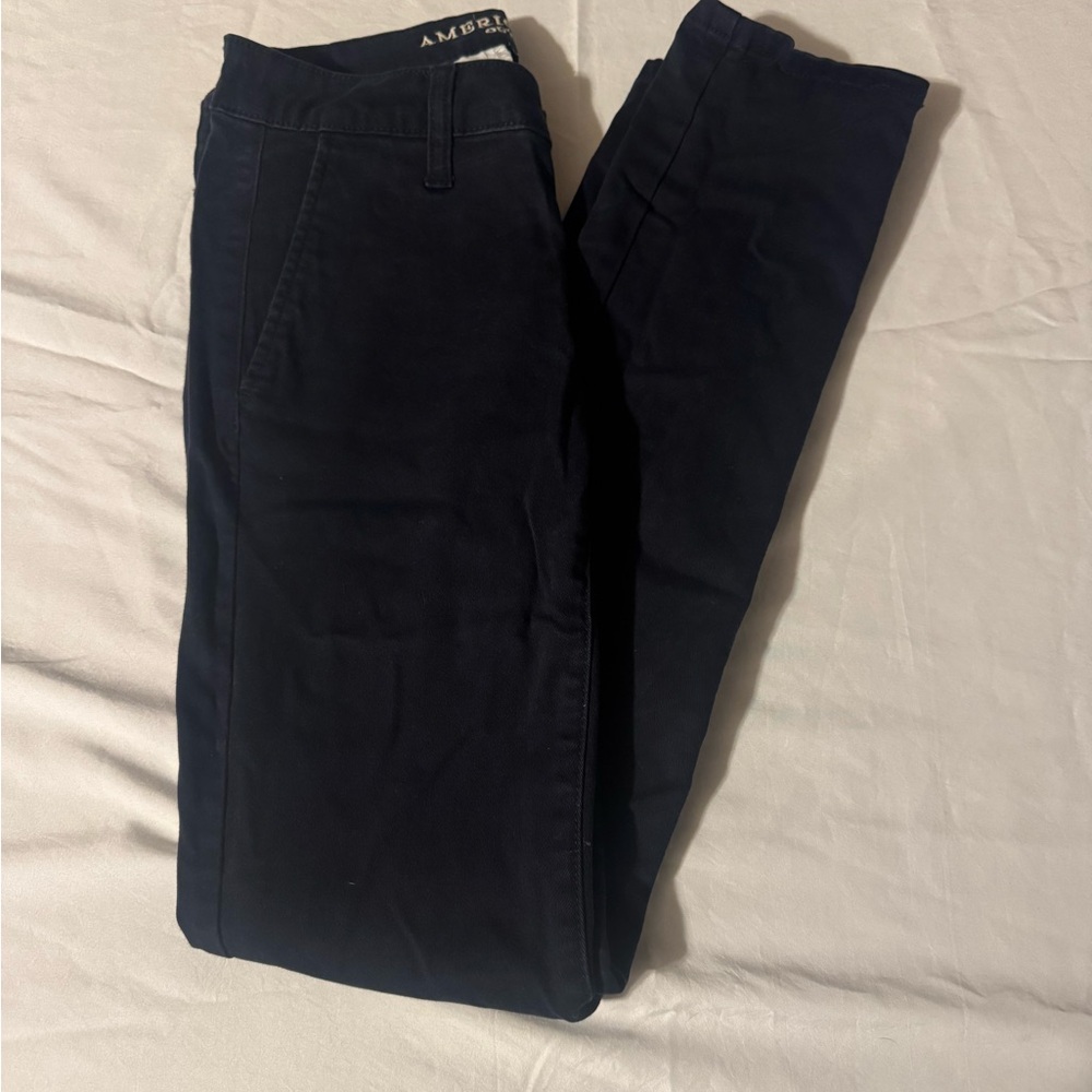 American Eagle Outfitters Black Super Stretch Pants